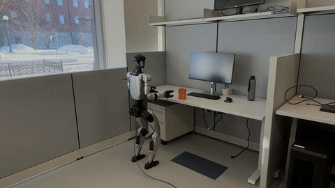 Learning Humanoid End-Effector Control for Open-Vocabulary Visual Loco-Manipulation